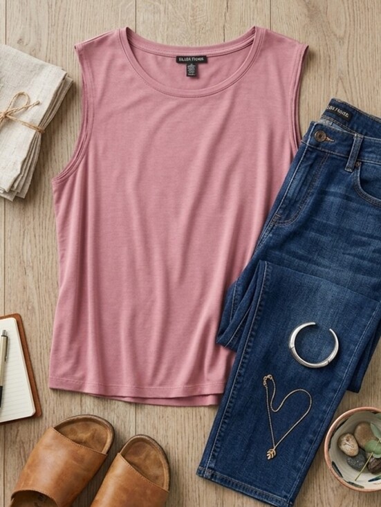 Eileen Fisher Tops - Eileen Fisher Fine Jersey Tank